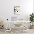 thumbnail image 2 of Expressive Cornelia Flower Gray Framed Floater Canvas Wall Art, design by Design Fabrikken, 2 of 10