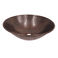 thumbnail image 4 of 14" Brushed Copper Vessel Bath Sink with 13: Faucet & LT Drain, 4 of 5