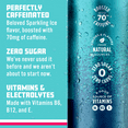 thumbnail image 5 of (5 pack) Sparkling Ice® +Caffeine Zero Sugar Flavored Sparkling Water, Blue Raspberry 16 fl oz, Aluminum Can, 5 of 7