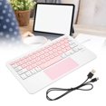 thumbnail image 3 of Clavier Rechargeable, Opération Sensible Artisanat Exquis Clavier Tablette IOS Pavé Tactile Rechargeable pour Tablette IOS pour Matepad 11 Noir, Blanc, 3 of 8
