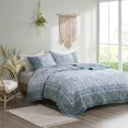 thumbnail image 2 of Housse Imprimée en Coton de 90 Po Madison Park en Bleu, 2 of 10