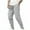 #H-Gray, variant on GuangCheng George Men Textured Cargo Joggers Elastic Waistband Drawstring Multiple Pockets Slim Fit Stretch Comfortable Casual Trousers,Size:XL