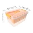thumbnail image 2 of Minkissy Boîte de Rangement pour Médicaments en Plastique Transparent pour Adultes 1Ensemble, 2 of 8