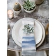 thumbnail image 3 of Cloth Napkins 1 Piece - 20x20 Inches, Blue Gray White Washable Reusable Table Napkins, Modern Abstract Mottled Aesthetic Soft & Absortbent Dining Napkin for Party Wedding Hotel Restaurant, 3 of 8