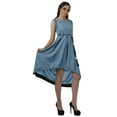 thumbnail image 2 of Moomaya Asymmetrical Dresses Women Casual Long Sleeveless Party Dresses, 2 of 6