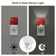 thumbnail image 3 of Cauagu Floating Red Chili Peppers Print LED Nightlight,0.5W Night Lights Plug into Wall 1 Pack with Dusk-to-Dawn Light Sensor Soft Glow Lamp for Bathroom Adult Hallway-US, 3 of 7