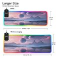 thumbnail image 3 of RGB Gaming Mouse Pad 15W Wireless Charging Large Waterproof Desk Mat 13 Light Modes Mousepad 35.4x15.7 Beautiful Alien Landscape, 3 of 6