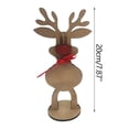 thumbnail image 2 of Xihbxyly Adorno Navideño de Reno Personalizado, Diseño de Madera Escrito a Mano, Nombre Personalizable y Opciones de Deseos, Decoración Festiva, Regalo para Familiares y Amigos, 1 Pieza, 2 of 2