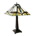 thumbnail image 2 of CHLOE Archie Tiffany-Style Mission Stained Glass Table Lamp 24" Height, 2 of 3