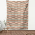thumbnail image 4 of Ambesonne Floral Fabric by the Yard Upholstery, Retro Garden Blossoms Motif, 10 Yards, Umber and Multicolor, 4 of 5