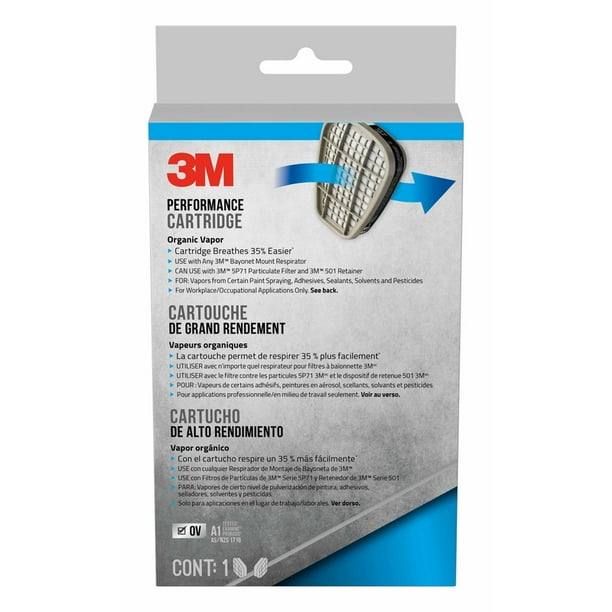 3M Sanding and Lead Paint Removal Replacement Cartridge Gray 1 pair