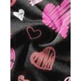 thumbnail image 3 of Camisa del día de San Valentín de las mujeres que imprime las camisetas de manga larga del jersey de las tapas XBTCLXEBCO Negro Rojo, Extra Grande, 3 of 6