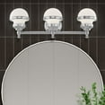 thumbnail image 4 of 5713-05 Livex Lighting Oldwick - 3 Light Bath Vanity in Modern Style - 24 Inches wide by 8.25 Inches high-Polished Chrome Finish, 4 of 16