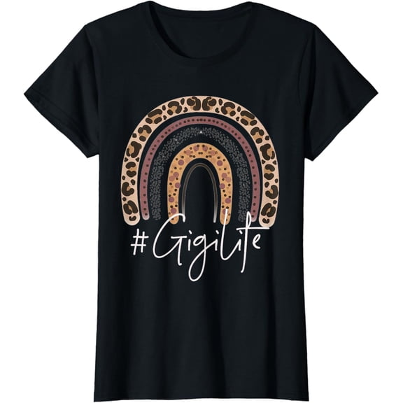 Gigi Life Grandma Cheetah Leopard Women Christmas Fall T-Shirt mens t shirt，black，women，funny，misfits，men，journey