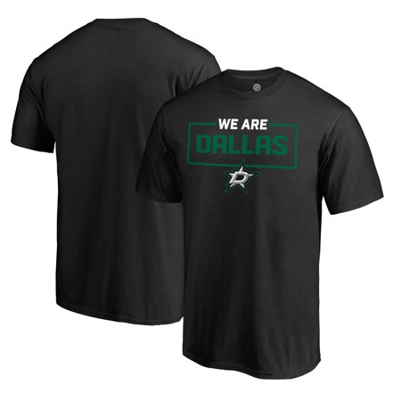 Dallas Stars Shield - Dallas Stars Fanatics Branded Iconic Collection We Are T-Shirt - Black