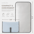 thumbnail image 4 of Baby Changing Pad, 1pc Portable Changing Pads for Newborn Girl & Boy by Comfy Cubs (Sea Blue, Compact), 4 of 5