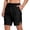 Black, variant on Mens Shorts Casual Solid Color Athletic Shorts Workout Summer Comfort Walking Gym Running