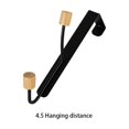 thumbnail image 4 of Transemion Vertical Storage Solution Easy Installation Without Punching Protecting Facade Door Hanging Bracket black Two beads (4.5), 4 of 6