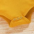 thumbnail image 3 of Kids Girls Summer Clothes Set Knitting Short Sleeve Ruffle Romper Jumpsuit+Tutu Shorts+Headband, 3 of 9