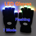 thumbnail image 2 of Guante Eléctrico Guantes intermitentes Glow 7 Mode LED Rave Light Finger Lighting Mitt Black, 2 of 4