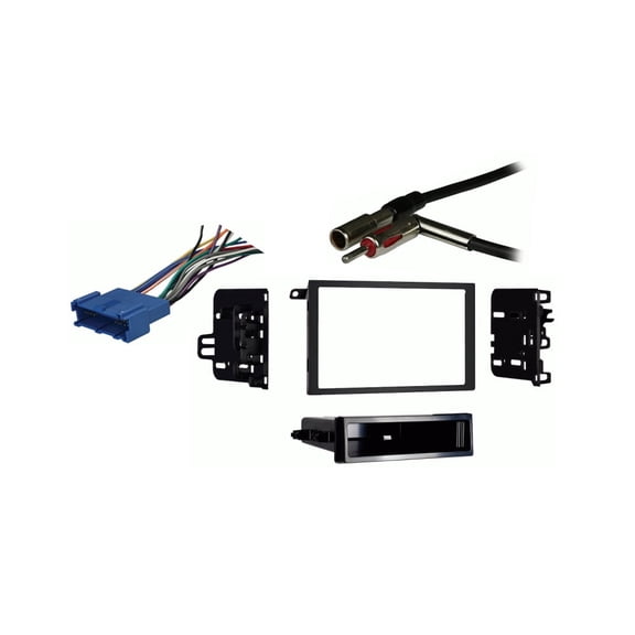 Metra Buick Regal 1995 - 2004 Double DIN Stereo Harness Installation Kit, Black