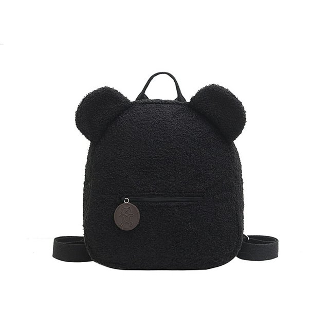 Mignon Ours en Forme d'Épaule Sac à Main en Polaire Femmes Sac à Main (Style 4)