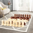 thumbnail image 4 of International Chess Game Pieces, adult 32PCS Wooden International Chess Game Set Wood Pieces Without Chessboard Gift Interactive, 4 of 8
