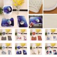 thumbnail image 2 of 3PCS Bath Rug Set Fashion Xmas Print Decorative Toilet Rug Toilet Lid Cover for Christmas, 2 of 9