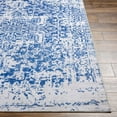 thumbnail image 5 of Mark&Day Washable Rugs, 3x5 Straughn Traditional Blue Area Rug, Blue White Carpet for Living Room, Bedroom or Kitchen (3' x 5', Machine Washable), 5 of 6