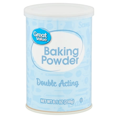 Great Value Double Acting Baking Powder, 8.1 oz - Walmart.com