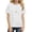 #A12-White, variant on XADYUY Girls Top 10-12 Crewneck Daisy Flower Toddler Girls T-Shirts Summer Loose Short Sleeve Toddler T-Shirt Fashion Cotton Tops,Pink,11-12Years