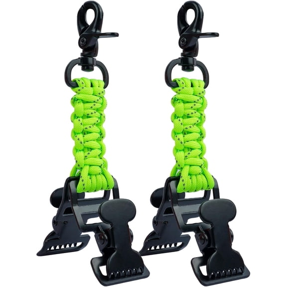 KUNN Double End Tactical Glove Clips Work Glove Holders Hardhat Holder for Heavy Duty Belt,Outdoor Backpack