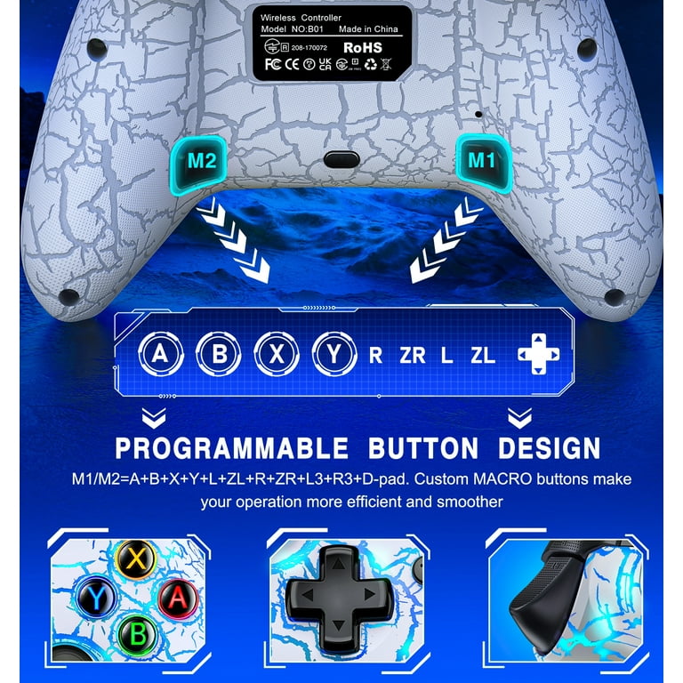 Wireless Pro Controller for Nintendo Switch/Lite/OLED