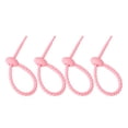 thumbnail image 1 of WIFKLSIIPG Silicone Strap Storage Soft Tape Storage Silicone Cable Management Belt 4PCS, 1 of 1