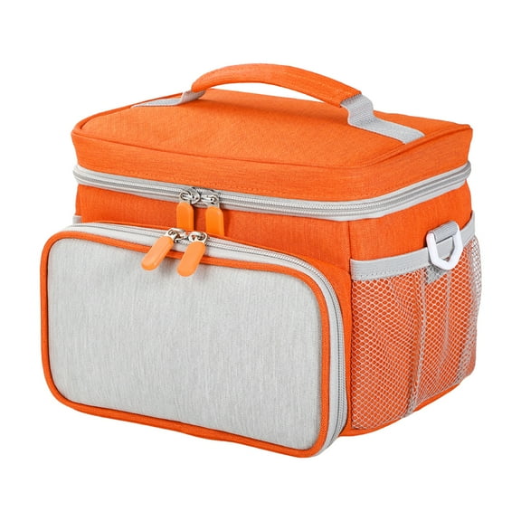 Travel Carrying Case Compatible with Yoto Player 3rd Generation Waterproof Shockproof Storage Bag with Strap (Orange)