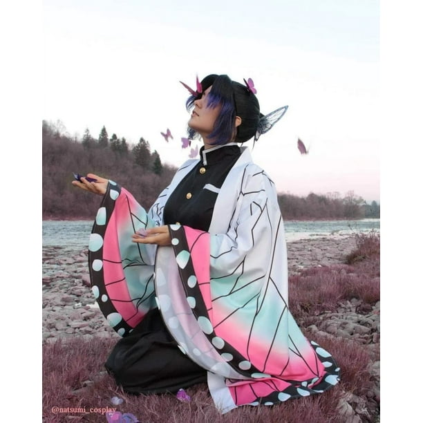 Kochou Cosplay Costume Kochou Outfit Cosplay Kimono Outfit Uniform Costume high quality Role