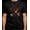 Black-4, variant on Men Cat Silhouette and American Flag Printing T Shirt Tee
