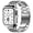 Silver Strap+Case, variant on Watch Band + Case for Apple Watch Series 11 10 9 8 7 6 5 4 3 2 1 SE Wrist Strap for iWatch Ultra 49mm Smart-Watch Stainless Steel Metal Link Bracelet, 46mm 45 44 42 41 40 38mm