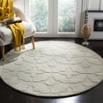 thumbnail image 2 of SAFAVIEH Impressions IM820A Handmade Silver Rug, 2 of 9