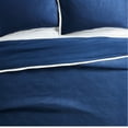 Better Homes & Gardens 3Piece Navy Linen Duvet Cover Set, Full/Queen