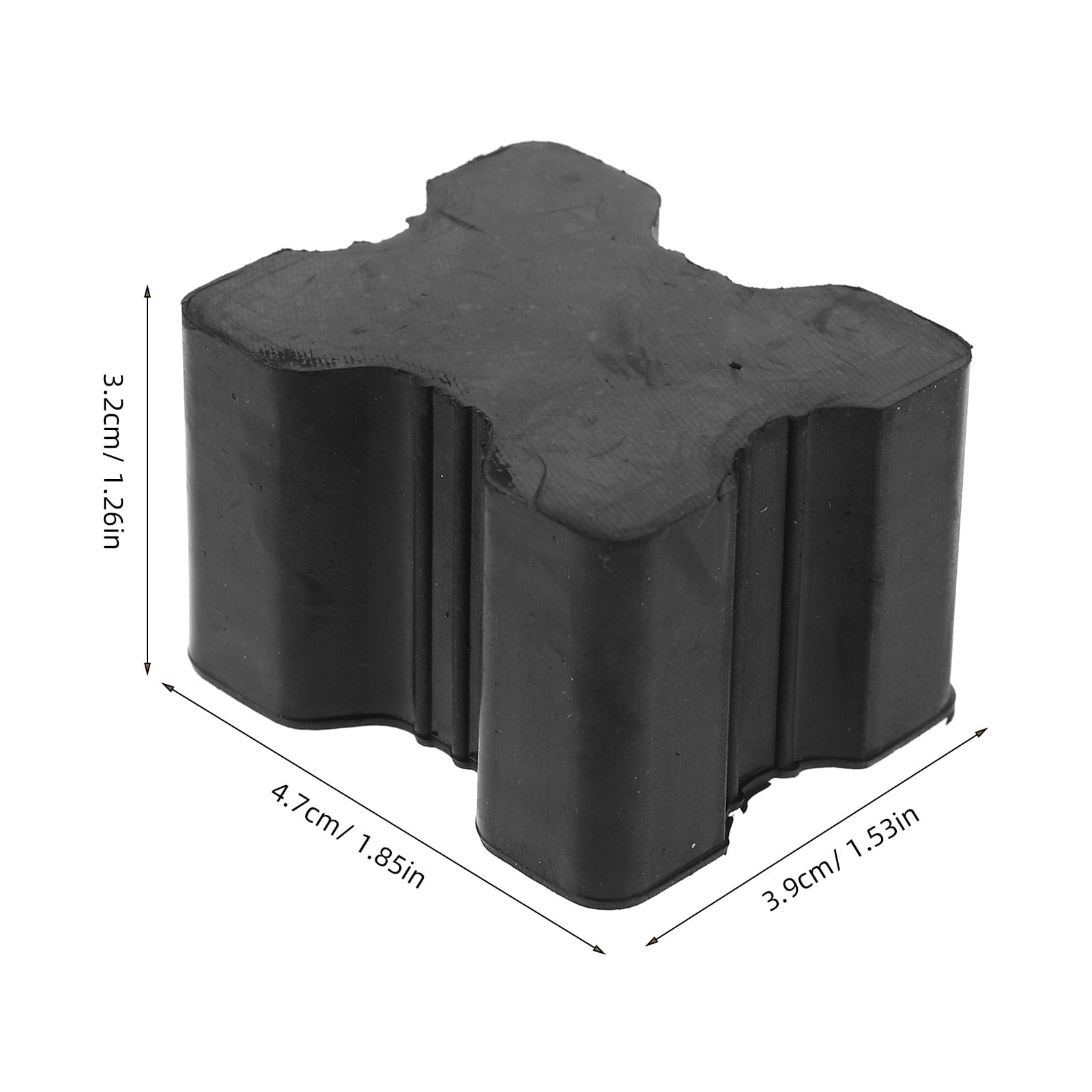 COMPUKAS 8pcs Car Accessories Rubber Black for Driving Comfort and Vehicle Maintenance