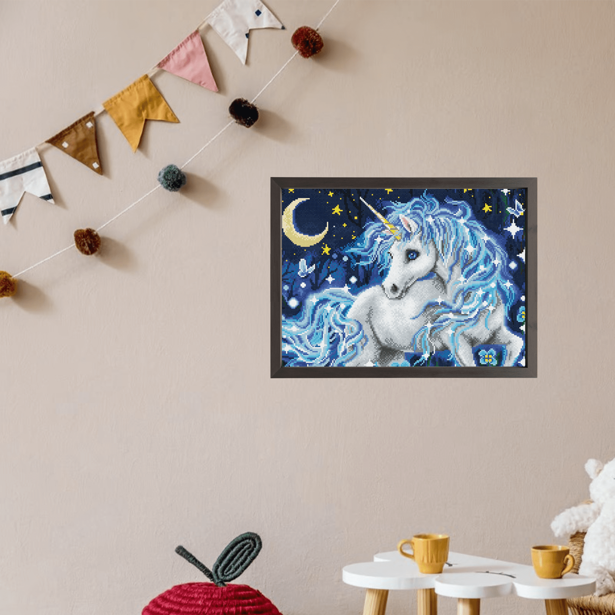 Diamond Dotz Moonlight Unicorn Diamond Painting Kits for Adults - Diamond Art Kits a Relaxing Creative Craft Kit with Dotz Gems 20.5"x16.5"