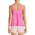 thumbnail image 3 of Secret Treasures Women's and Women's Plus Size Knit Gauze Tank Top, 3 of 5
