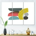 thumbnail image 2 of Designart ' Abstract Colorful Geometric Art Collage II ' Modern Canvas Wall Art Print, 2 of 3