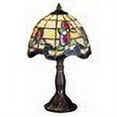 thumbnail image 2 of 19189 Meyda 11.5"H Roseborder Mini Lamp, 2 of 2