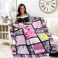 thumbnail image 3 of to My Mom Blanket Mom Gifts from Daughter and Son Mom Birthday Gift, Gifts for Mom Throw Blankets Gifts for Mother''s Day Best Mom Ever Flannel Bedding Blanket Soft Throw Blanket 60X50in, 3 of 6
