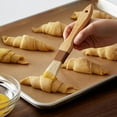 thumbnail image 2 of TrueCraftware- 1” Flat Head Pastry Brush Boar Bristles with Wooden Handle- Basting Pastry Brush Culinary Oil Brush for Barbecue Butter Grill BBQ Sauce Baster Marinade Kitchen Food Cooking Brush, 2 of 5