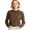 Brown, variant on Sweaters for Women Long Sleeve Lightweight Crewneck Soft Basic Knit Loose Fit Pullover Top 2025 Fall Trendy OutfitsHot Pink S