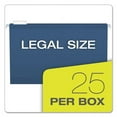 thumbnail image 5 of Colored Reinforced Hanging Folders, Legal Size, 1/5-Cut Tab, Navy, 25/box | Bundle of 2 Boxes, 5 of 5