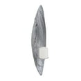 thumbnail image 3 of CosmoLiving by Cosmopolitan Stainless Steel Contemporary Wall Sconce 23" x 6" - 6 x 23 x 6 Silver, 3 of 5